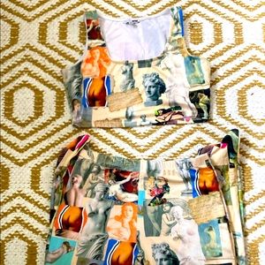 Fashion Nova Artistic Behinds 2 Piece Set